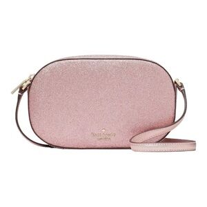 Kate Spade Glimmer Glitter Oval Camera Crossbody Bag NWT